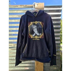 Teddy Fresh x Elton John Sweatshirt L Streetwear Urban Rap Hip Hop Art Unique